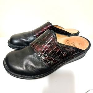 Finn Comfort Leather Mule Slides, size 8 women